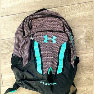 Under Armour Storm Black and Teal Backpack